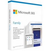 Microsoft Office 365 Family 6 PC Subskrypcja 1 ROK BOX Polski 